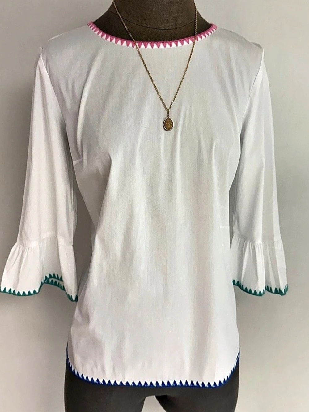 TALBOTS Bell Sleeve Blouse NWT